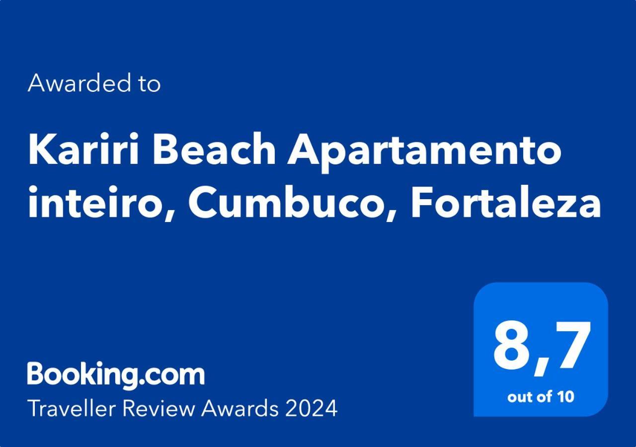 Kariri Beach Apartamento Inteiro, Cumbuco, Fortaleza Exterior foto
